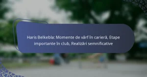 Haris Belkebla: Momente de vârf în carieră, Etape importante în club, Realizări semnificative